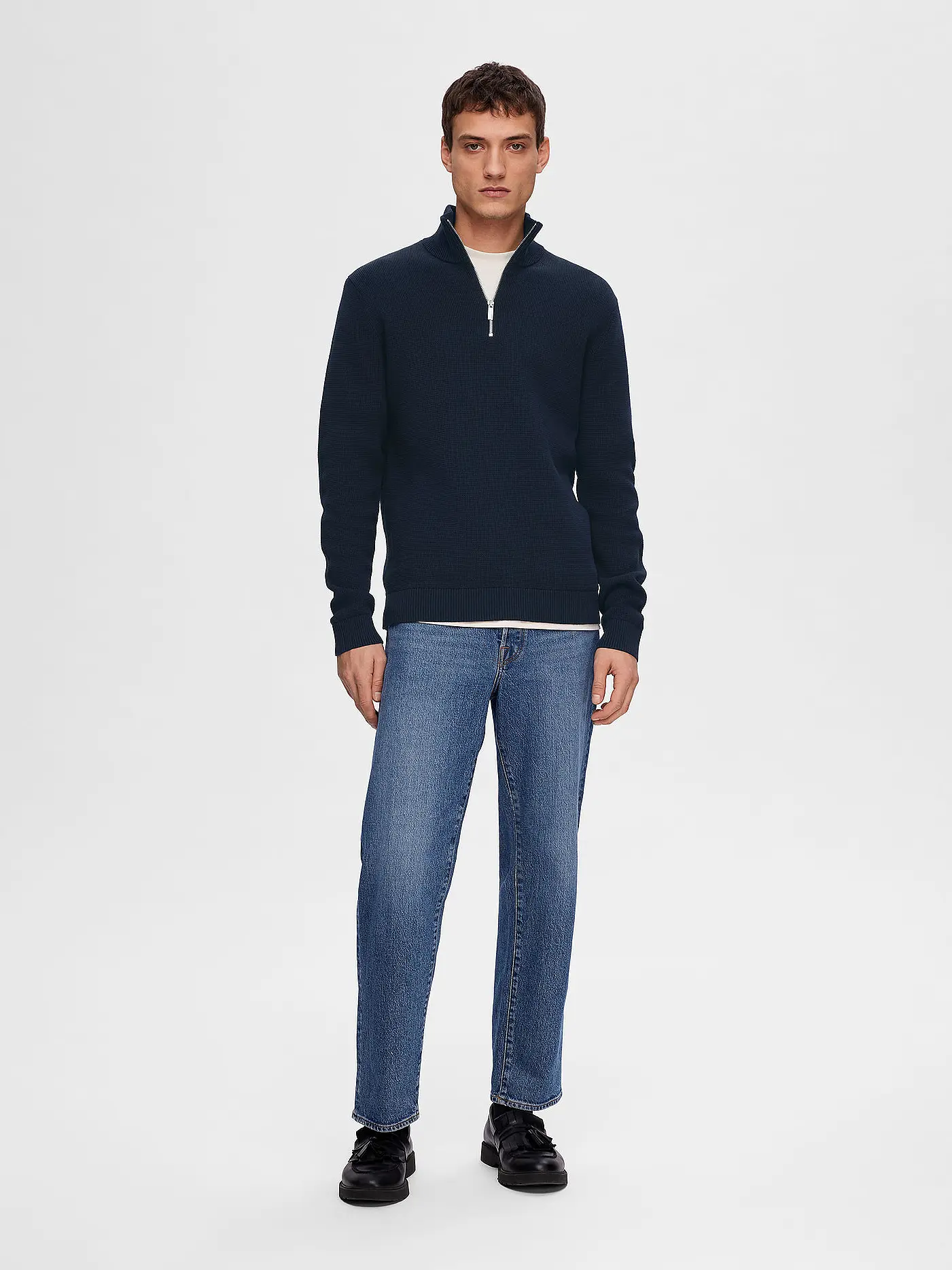 SELECTED | Troyer Pullover SLHDANE | blau